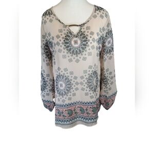 Penelope Women's Boho Blouse Size M